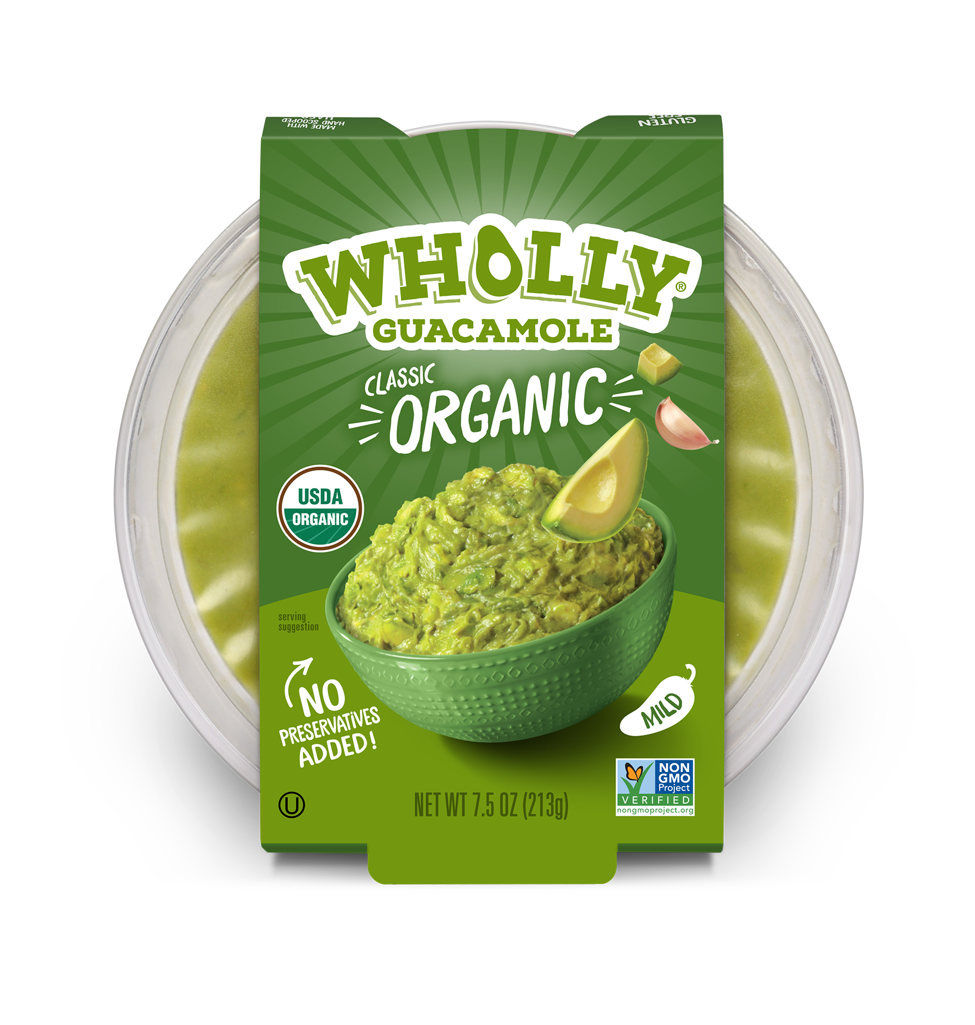 WHOLLY® GUACAMOLE Organic Guacamole Bowl