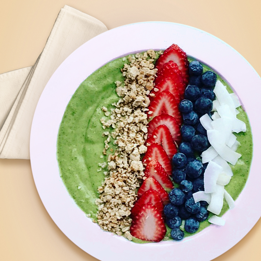 Berry Delicious Avocado Smoothie Bowl