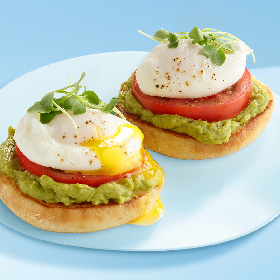 Poached Eggs with WHOLLY® Avocado