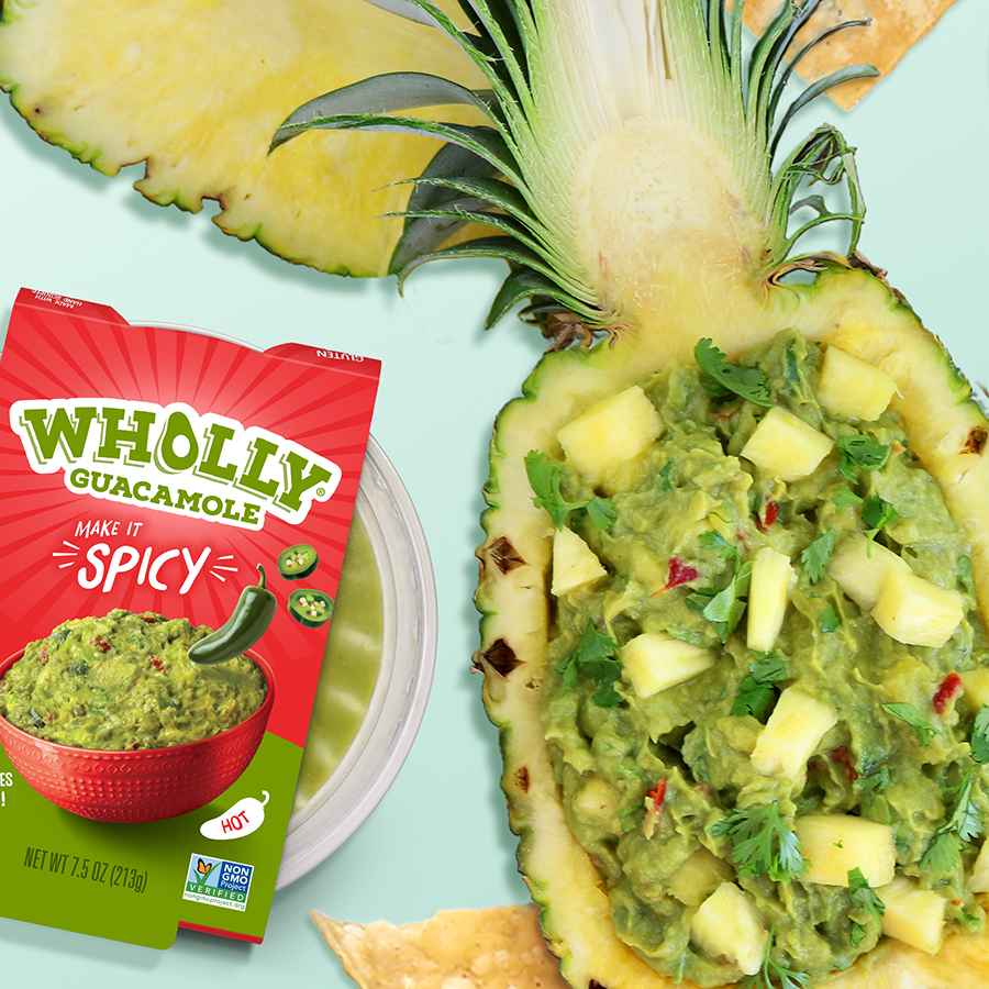 Sweet and Spicy Pineapple Guacamole