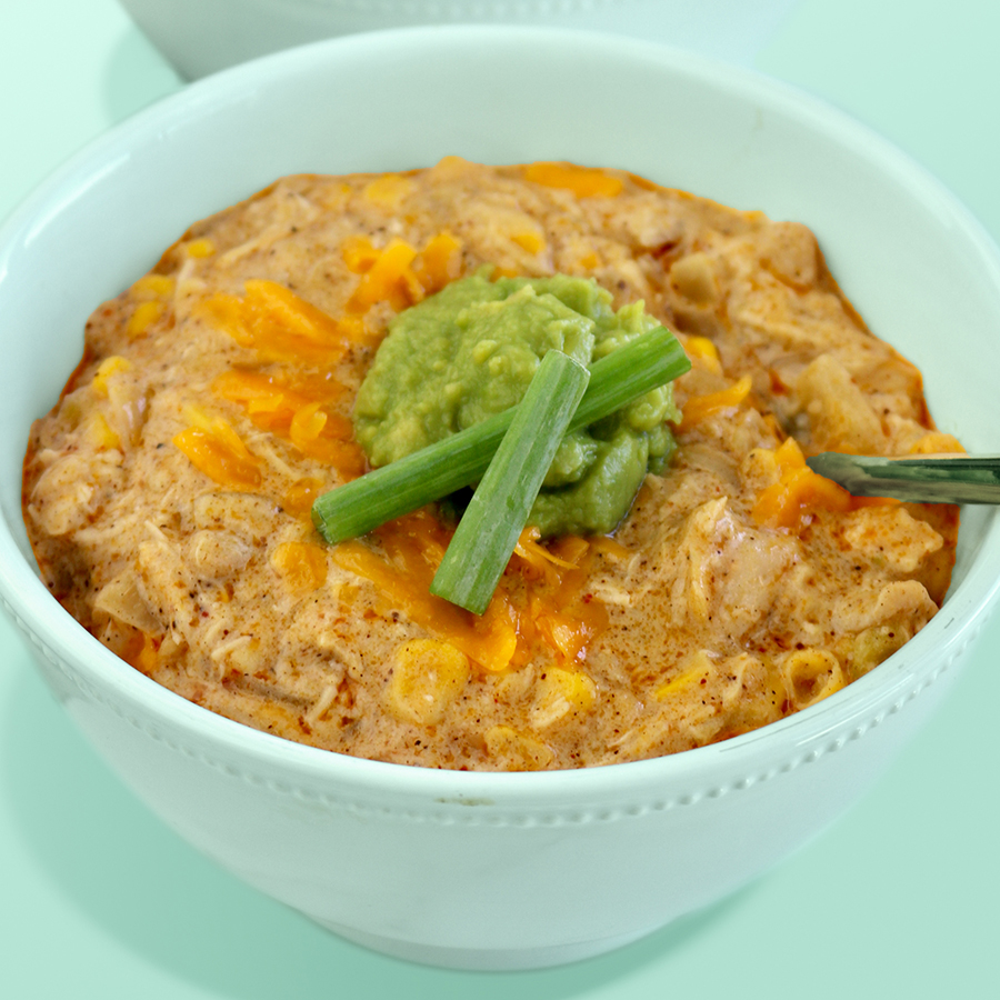 White Chicken Chili with WHOLLY® GUACAMOLE