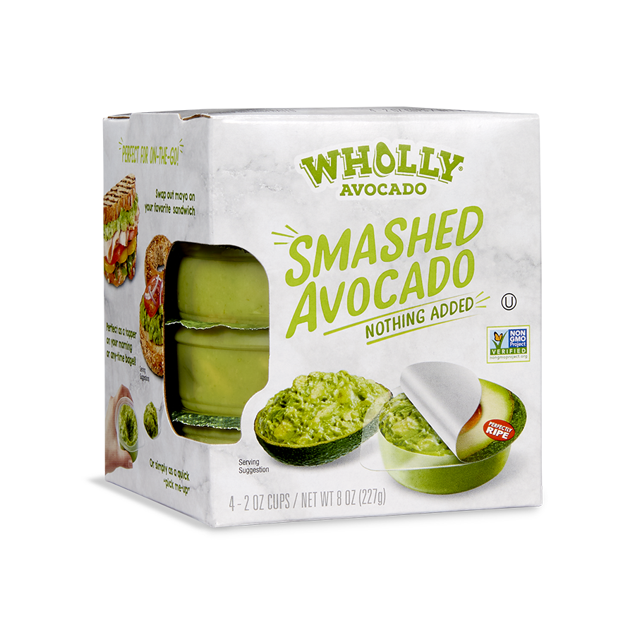 WHOLLY® AVOCADO Smashed Avocado Cups – Eat Wholly