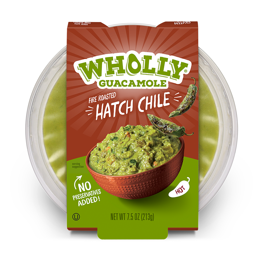 WHOLLY® GUACAMOLE Fire Roasted Hatch Chile Bowl