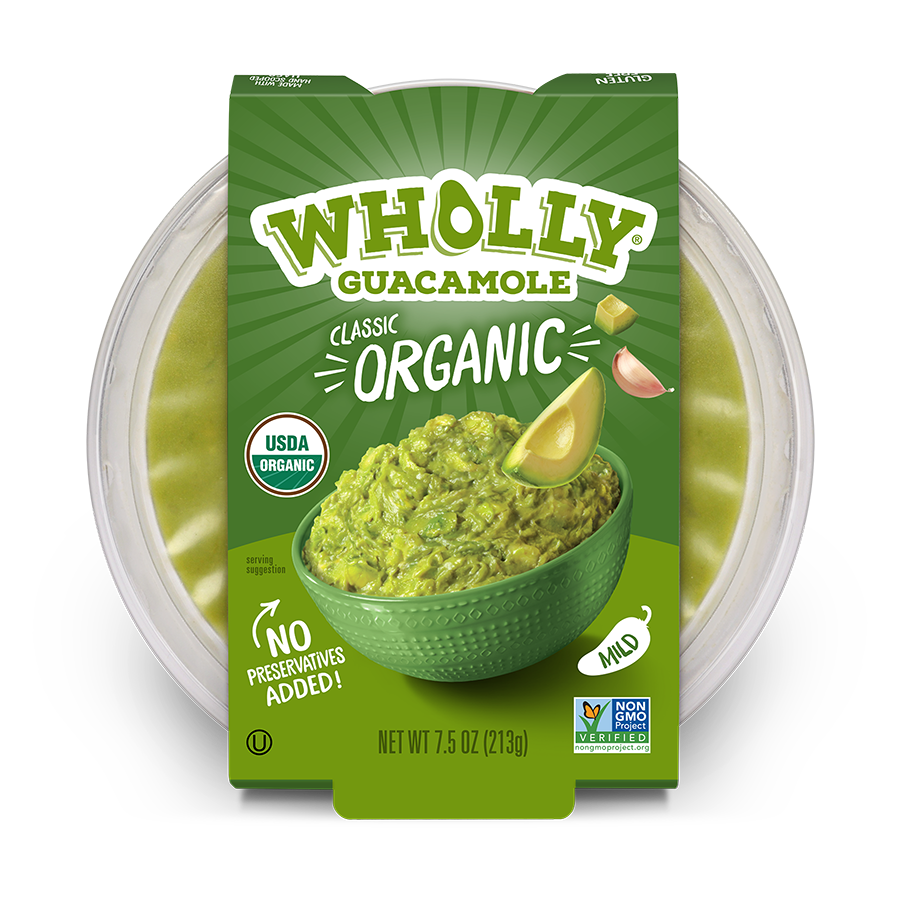 wholly guacamole classic organic bowl