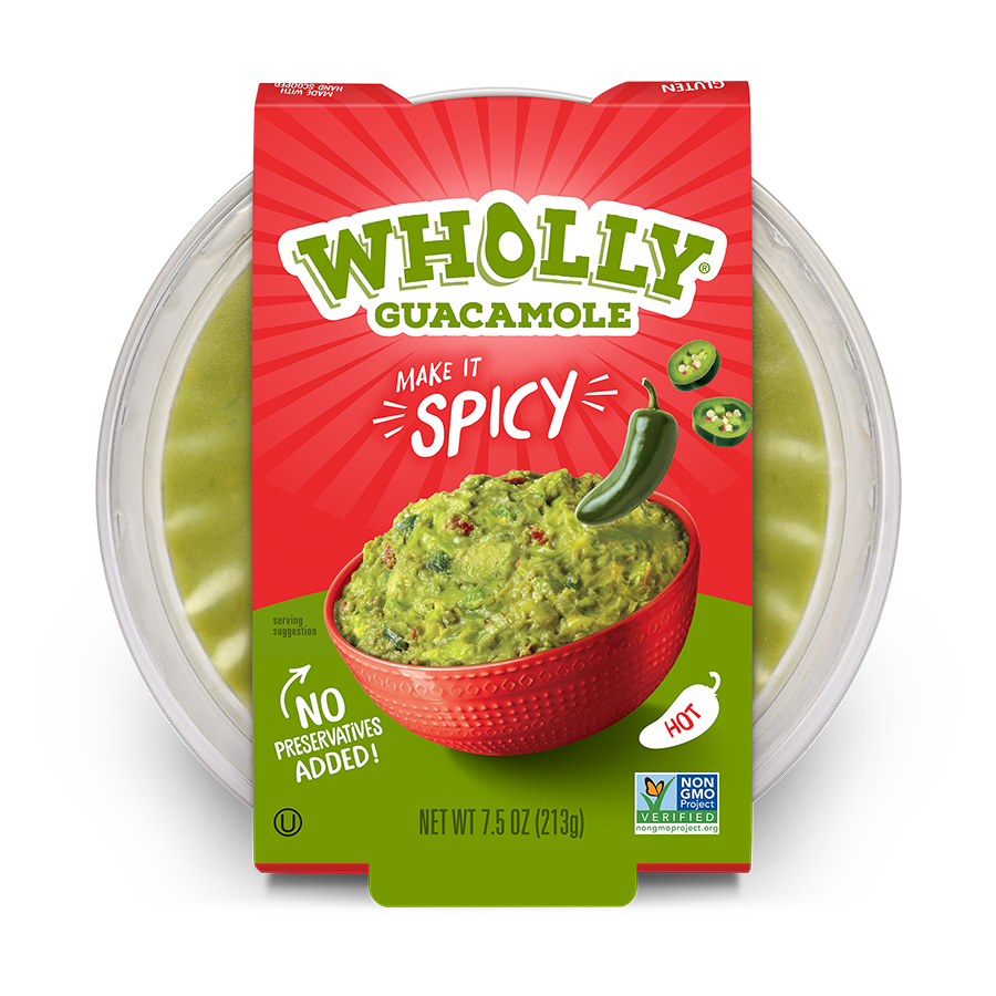 wholly guacamole spicy bowl