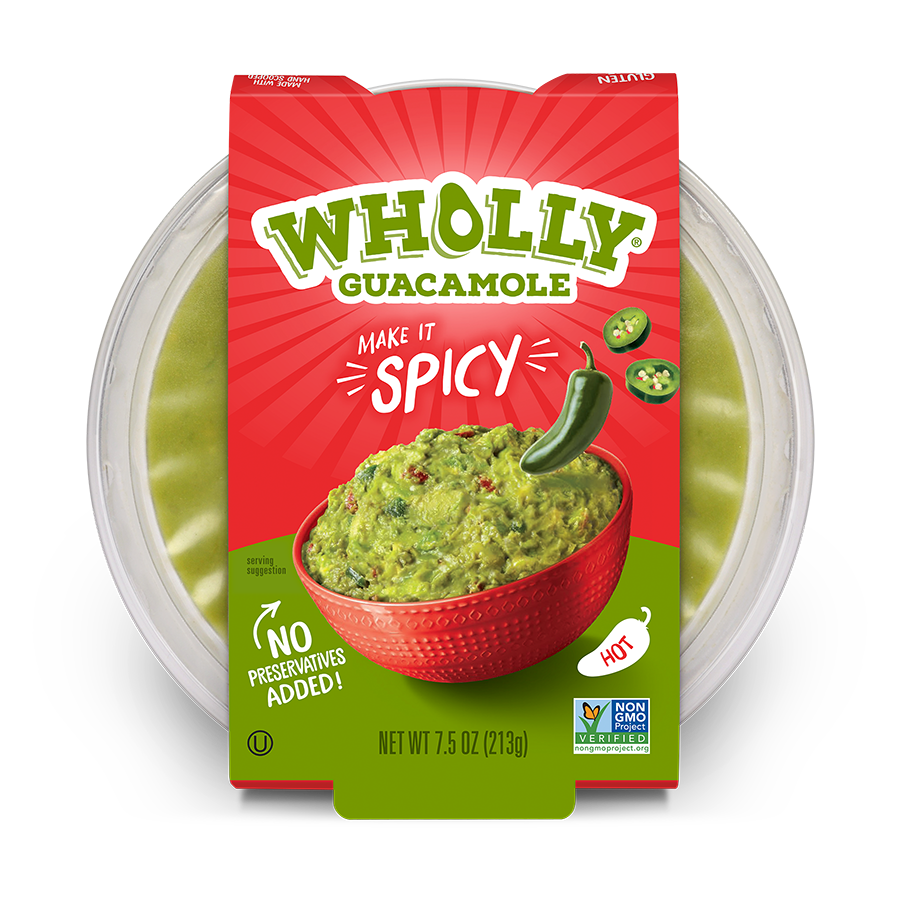 Wholly guacamole spicy 7.5 oz bowl.