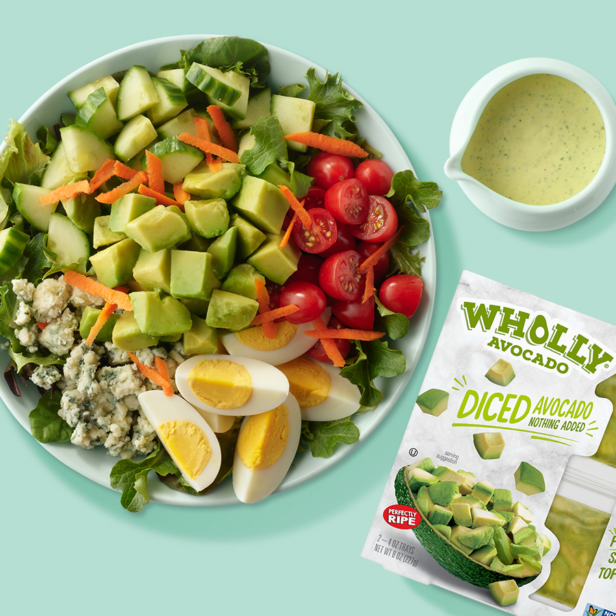 WHOLLY® Diced Avocado Cobb Salad