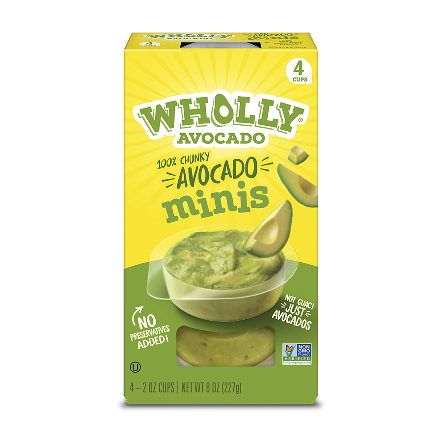 wholly guacamole minis 100% chunky
