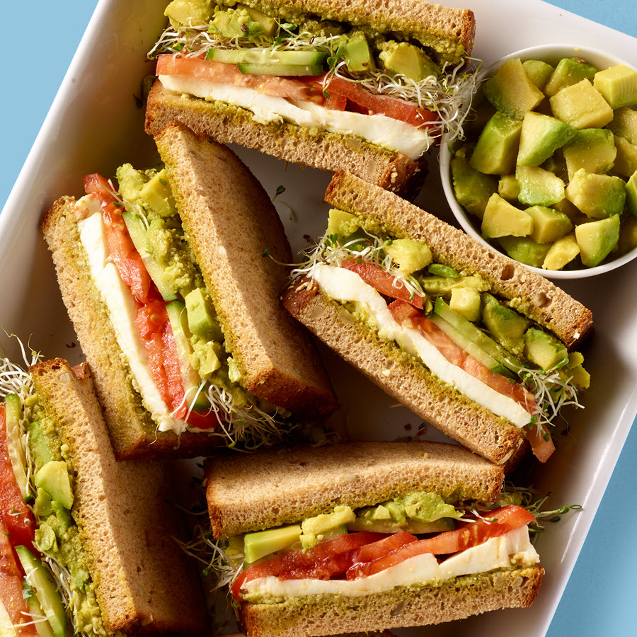 Veggie Club Sandwich