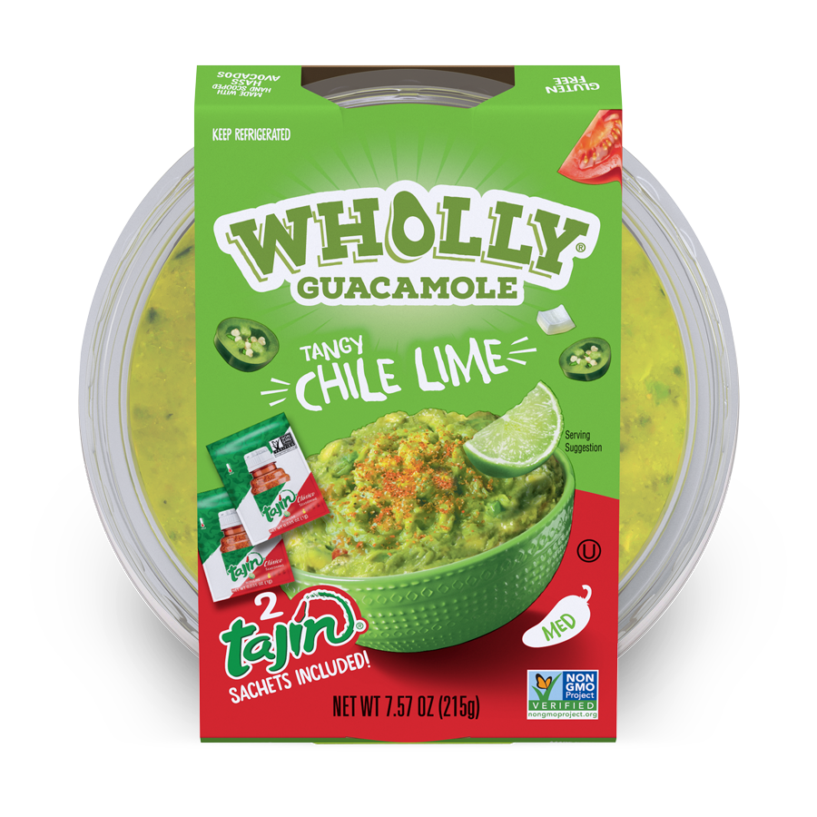 WHOLLY® GUACAMOLE Tangy Chile Lime Medium with TAJIN®