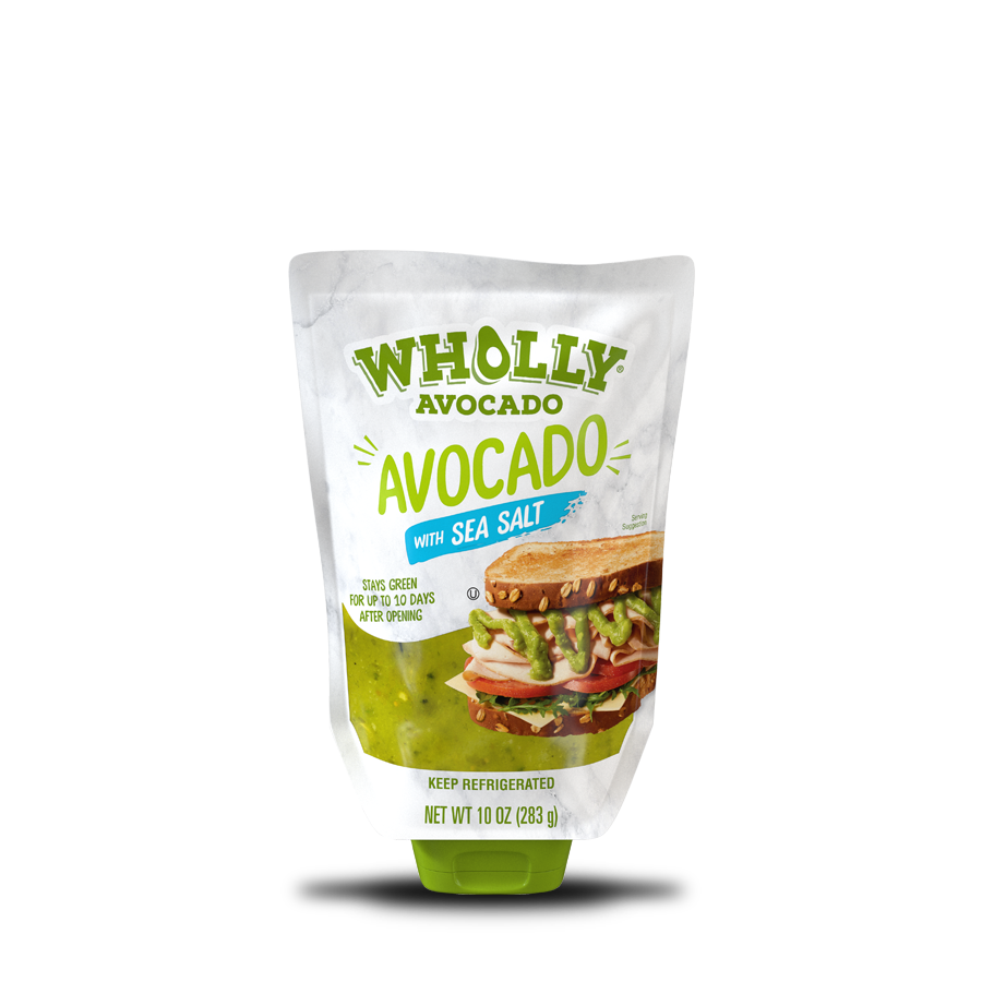 Pouch of Wholly Avocado Squeeze with Sea Salt